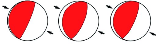 Compressional Beach Balls. Source: http://all-geo.org/highlyallochthonous/2011/03/magnitude-8-9-or-9-0-or-9-1-earthquake-off-the-coast-of-japan/
